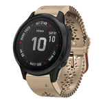 20mm Lady's Silicone Watch Band With Lace Punch, For Garmin Fenix 7S, For Garmin Fenix 7S Solar, For Garmin Fenix 7S Sapphire Solar, For Garmin Instinct 2S, For Garmin Fenix 6S, For Garmin Fenix 6S Pro