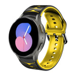 Curved Texture Silicone Watch Band, For Samsung Galaxy Watch 5 44mm, For Samsung Galaxy Watch 5 40mm, For Samsung Galaxy Watch 5 Pro 45mm