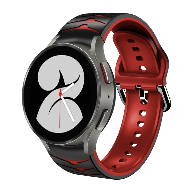 Curved Texture Silicone Watch Band, For Samsung Galaxy Watch 4 44mm, For Samsung Galaxy Watch 4 40mm, For Samsung  Galaxy Watch 4 Classic 42mm