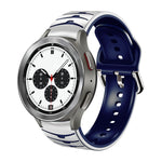 Curved Texture Silicone Watch Band, For Samsung Galaxy Watch 4 44mm, For Samsung Galaxy Watch 4 40mm, For Samsung  Galaxy Watch 4 Classic 42mm