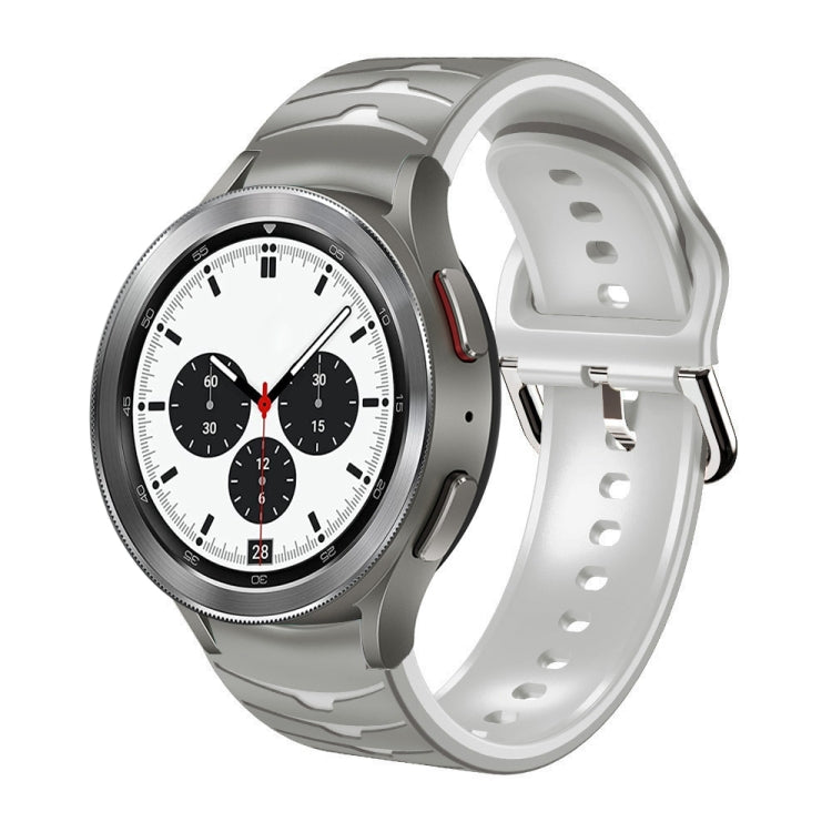 Curved Texture Silicone Watch Band, For Samsung Galaxy Watch 4 44mm, For Samsung Galaxy Watch 4 40mm, For Samsung  Galaxy Watch 4 Classic 42mm