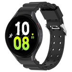 Armor Pure Color Silicone Watch Band, For Samsung Galaxy Watch5 44mm, For Samsung Galaxy Watch5 40mm, For Samsung Galaxy Watch5 Pro 45mm, For Samsung Galaxy Watch4 44mm, For Samsung Galaxy Watch4 40mm, For Samsung  Galaxy Watch4 Classic 42mm           ...