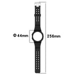Integrated Fully Enclosed Silicone Watch Band, For Google Pixel Watch
