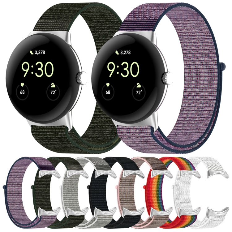 Nylon Weave Watch Band, For Google Pixel Watch 4 / 3 / 2 / 1 41mm