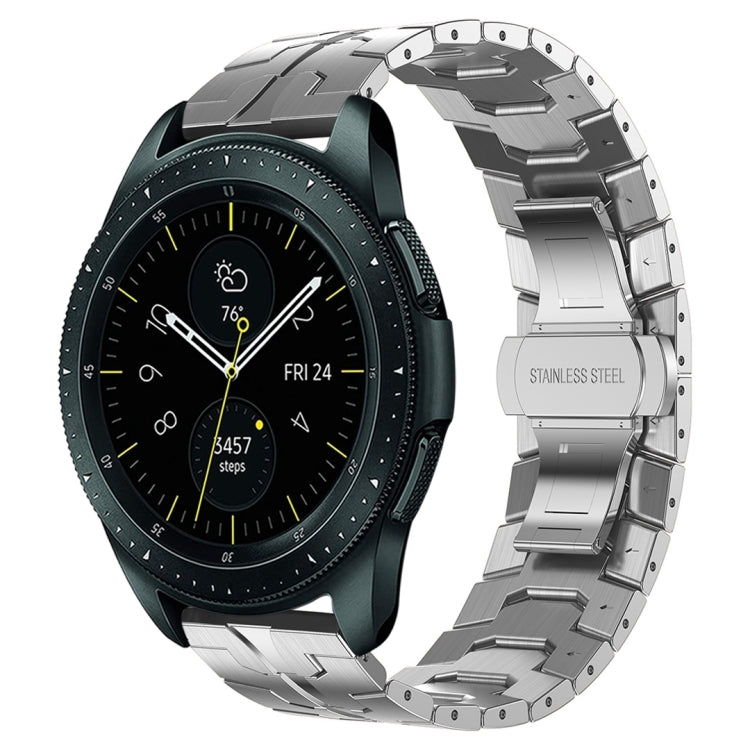 Armor Stainless Steel Metal Watch Band, For Samsung Galaxy watch 42mm, For Samsung Galaxy Watch3 41mm, For Samsung Galaxy Gear Sport, For Samsung Galaxy Watch Active, For Samsung Galaxy Watch5 / Watch5 Pro, For Samsung Galaxy Watch4 / Watch4 Classic