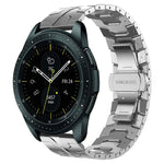 Armor Stainless Steel Metal Watch Band, For Samsung Galaxy watch 42mm, For Samsung Galaxy Watch3 41mm, For Samsung Galaxy Gear Sport, For Samsung Galaxy Watch Active, For Samsung Galaxy Watch5 / Watch5 Pro, For Samsung Galaxy Watch4 / Watch4 Classic