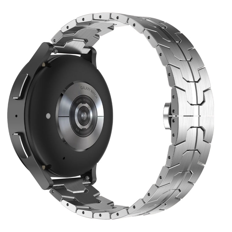 Armor Stainless Steel Metal Watch Band, For Samsung Galaxy watch 42mm, For Samsung Galaxy Watch3 41mm, For Samsung Galaxy Gear Sport, For Samsung Galaxy Watch Active, For Samsung Galaxy Watch5 / Watch5 Pro, For Samsung Galaxy Watch4 / Watch4 Classic