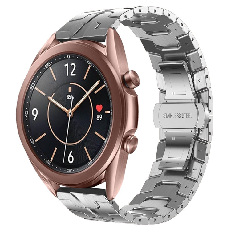 Armor Stainless Steel Metal Watch Band, For Samsung Galaxy watch 42mm, For Samsung Galaxy Watch3 41mm, For Samsung Galaxy Gear Sport, For Samsung Galaxy Watch Active, For Samsung Galaxy Watch5 / Watch5 Pro, For Samsung Galaxy Watch4 / Watch4 Classic