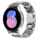 Armor Stainless Steel Metal Watch Band, For Samsung Galaxy watch 42mm, For Samsung Galaxy Watch3 41mm, For Samsung Galaxy Gear Sport, For Samsung Galaxy Watch Active, For Samsung Galaxy Watch5 / Watch5 Pro, For Samsung Galaxy Watch4 / Watch4 Classic