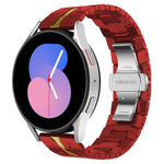 Armor Stainless Steel Metal Watch Band, For Samsung Galaxy watch 42mm, For Samsung Galaxy Watch3 41mm, For Samsung Galaxy Gear Sport, For Samsung Galaxy Watch Active, For Samsung Galaxy Watch5 / Watch5 Pro, For Samsung Galaxy Watch4 / Watch4 Classic