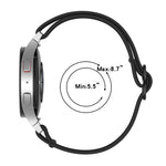 Nylon Stretch Black Buckle Watch Band, For Samsung Galaxy Watch 5 Pro 45mm, For Samsung Galaxy Watch 5 44mm, For Samsung Galaxy Watch 5 40mm, For Samsung Galaxy Watch 4 44mm, For Samsung Galaxy Watch 4 40mm, For Samsung Galaxy Watch 4 Classic 42mm     ...