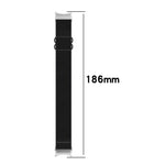 Nylon Stretch Black Buckle Watch Band, For Samsung Galaxy Watch 5 Pro 45mm, For Samsung Galaxy Watch 5 44mm, For Samsung Galaxy Watch 5 40mm, For Samsung Galaxy Watch 4 44mm, For Samsung Galaxy Watch 4 40mm, For Samsung Galaxy Watch 4 Classic 42mm     ...
