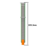 Double Color Nylon Hook and Loop Fastener Watch Band, For Apple Watch Ultra 49mm, For Apple Watch Series 8&7 45mm/SE 2&6&SE&5&4 44mm, For Apple Watch Series 8&7 41mm/SE 2&6&SE&5&4 40mm
