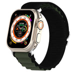 Double Color Nylon Watch Band, For Apple Watch Ultra 49mm, For Apple Watch Series 8&7 45mm/SE 2&6&SE&5&4 44mm, For Apple Watch Series 8&7 41mm/SE 2&6&SE&5&4 40mm