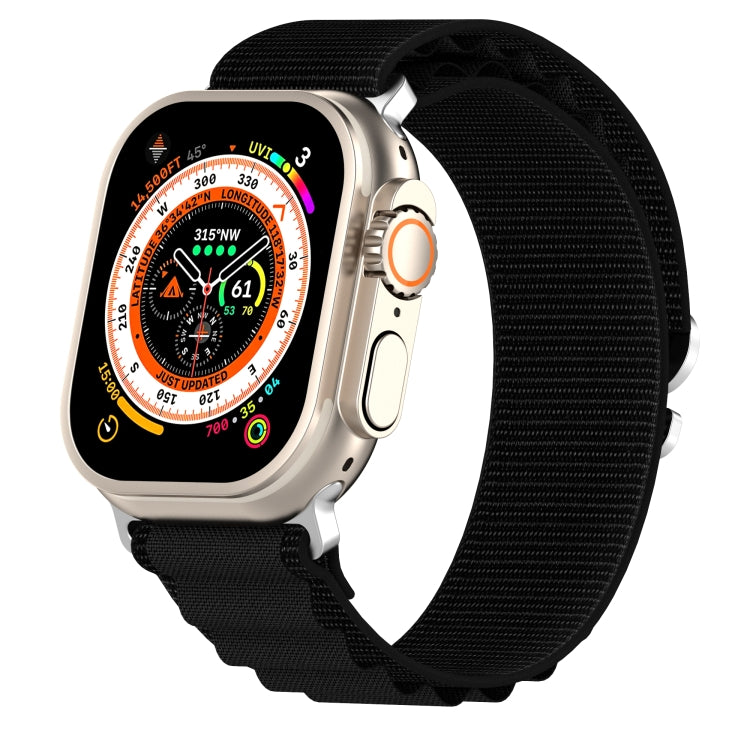 Double Color Nylon Watch Band, For Apple Watch Ultra 49mm, For Apple Watch Series 8&7 45mm/SE 2&6&SE&5&4 44mm, For Apple Watch Series 8&7 41mm/SE 2&6&SE&5&4 40mm