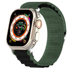Double Color Nylon Watch Band, For Apple Watch Ultra 49mm, For Apple Watch Series 8&7 45mm/SE 2&6&SE&5&4 44mm, For Apple Watch Series 8&7 41mm/SE 2&6&SE&5&4 40mm
