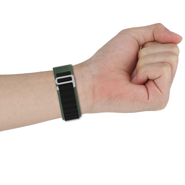 Double Color Nylon Watch Band, For Apple Watch Ultra 49mm, For Apple Watch Series 8&7 45mm/SE 2&6&SE&5&4 44mm, For Apple Watch Series 8&7 41mm/SE 2&6&SE&5&4 40mm