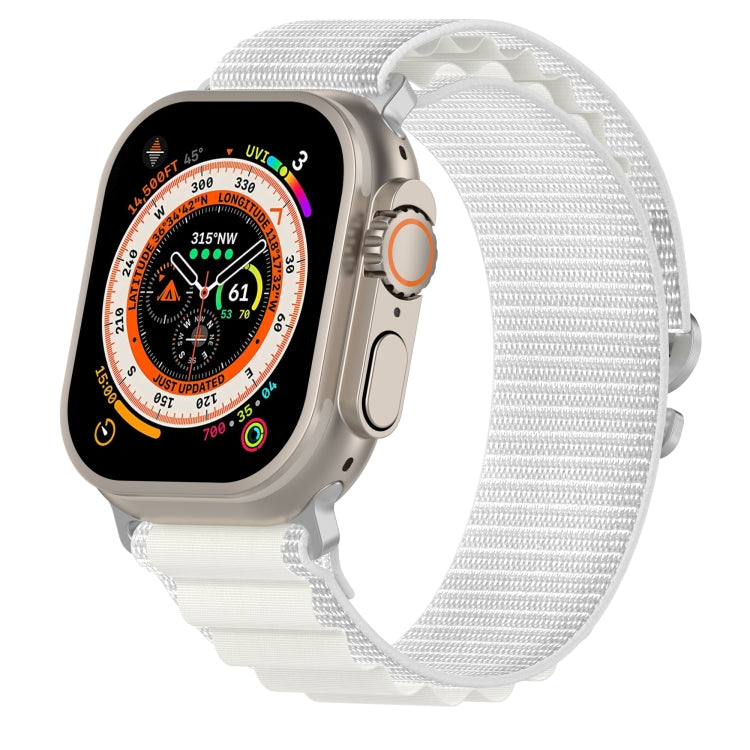 Double Color Nylon Watch Band, For Apple Watch Ultra 49mm, For Apple Watch Series 8&7 45mm/SE 2&6&SE&5&4 44mm, For Apple Watch Series 8&7 41mm/SE 2&6&SE&5&4 40mm