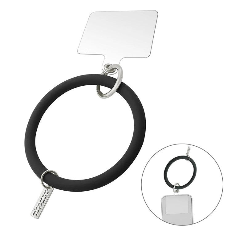 JUNSUNMAY Silicone Bracelet Mobile Phone Lanyard Loop Anti-lost Wrist Rope Universal for Phone Case