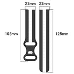 22mm Butterfly Buckle Two-Color Silicone Watch Band, For Samsung Galaxy Watch3 45mm, For Samsung Galaxy Watch 46mm, For Samsung Gear S3 Classic, For Samsung Gear S3 Frontier