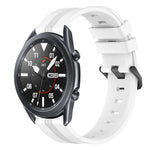 22mm Concave Striped Slicone Watch Band, For Samsung Galaxy Watch3 45mm, For Samsung Galaxy Watch 46mm, For Samsung Gear S3 Classic, For Samsung Gear S3 Frontier