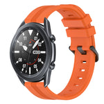 22mm Concave Striped Slicone Watch Band, For Samsung Galaxy Watch3 45mm, For Samsung Galaxy Watch 46mm, For Samsung Gear S3 Classic, For Samsung Gear S3 Frontier