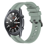 22mm Concave Striped Slicone Watch Band, For Samsung Galaxy Watch3 45mm, For Samsung Galaxy Watch 46mm, For Samsung Gear S3 Classic, For Samsung Gear S3 Frontier