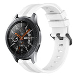 22mm Concave Striped Slicone Watch Band, For Samsung Galaxy Watch3 45mm, For Samsung Galaxy Watch 46mm, For Samsung Gear S3 Classic, For Samsung Gear S3 Frontier