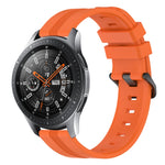 22mm Concave Striped Slicone Watch Band, For Samsung Galaxy Watch3 45mm, For Samsung Galaxy Watch 46mm, For Samsung Gear S3 Classic, For Samsung Gear S3 Frontier