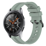 22mm Concave Striped Slicone Watch Band, For Samsung Galaxy Watch3 45mm, For Samsung Galaxy Watch 46mm, For Samsung Gear S3 Classic, For Samsung Gear S3 Frontier