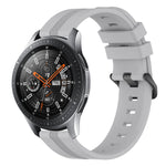 22mm Concave Striped Slicone Watch Band, For Samsung Galaxy Watch3 45mm, For Samsung Galaxy Watch 46mm, For Samsung Gear S3 Classic, For Samsung Gear S3 Frontier