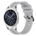 22mm Concave Striped Slicone Watch Band, For Samsung Galaxy Watch3 45mm, For Samsung Galaxy Watch 46mm, For Samsung Gear S3 Classic, For Samsung Gear S3 Frontier