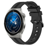 22mm Concave Striped Slicone Watch Band, For Huawei Watch GT3 Pro 46mm, For Huawei Watch Buds, For Huawei Watch 3 Pro New, For Huawei Watch GT3 46mm
