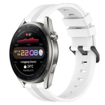 22mm Concave Striped Slicone Watch Band, For Huawei Watch GT3 Pro 46mm, For Huawei Watch Buds, For Huawei Watch 3 Pro New, For Huawei Watch GT3 46mm