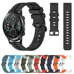 22mm Concave Striped Slicone Watch Band, For Honor Magic Watch 2 46mm, For Honor Watch Dream, For Huawei Watch GT3 SE