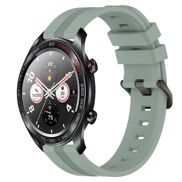 22mm Concave Striped Slicone Watch Band, For Honor Magic Watch 2 46mm, For Honor Watch Dream, For Huawei Watch GT3 SE