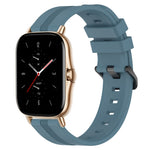 20mm Concave Striped Slicone Watch Band, For Amazfit GTS 2, For Amazfit GTS, For Amazfit GTR 42mm, For Amazfit Pop Pro