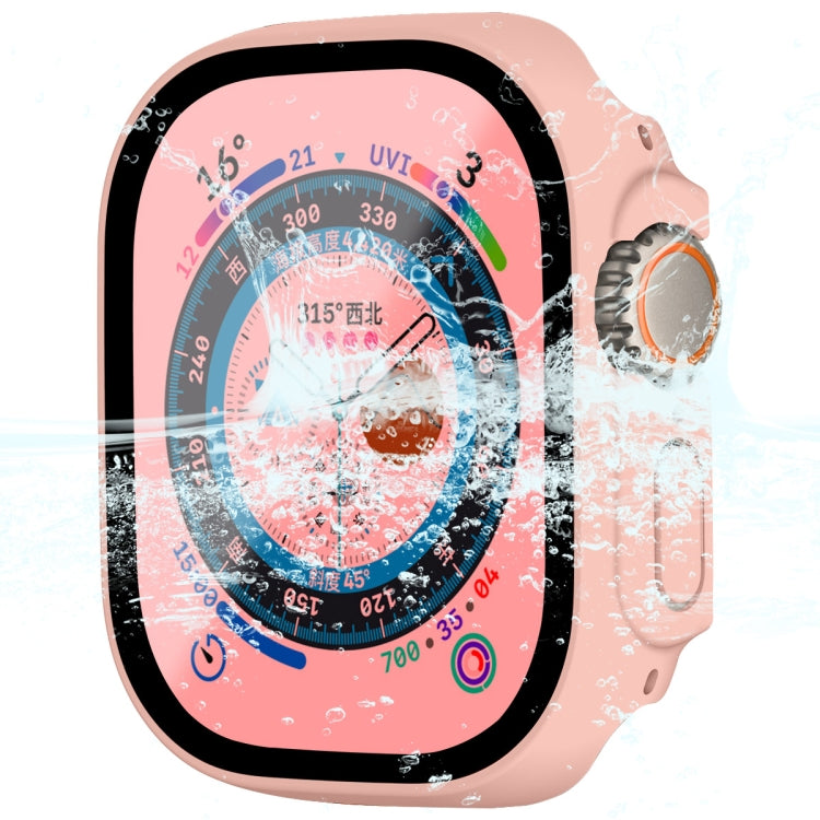 For Apple Watch Ultra 3 / 2 / 1 49mm ENKAY Hat-Prince Waterproof Full Coverage PC Frame + 9H Tempered Glass Case