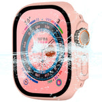 For Apple Watch Ultra 3 / 2 / 1 49mm ENKAY Hat-Prince Waterproof Full Coverage PC Frame + 9H Tempered Glass Case