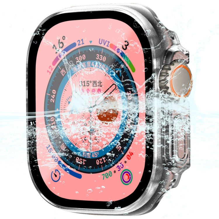 For Apple Watch Ultra 3 / 2 / 1 49mm ENKAY Hat-Prince Waterproof Full Coverage PC Frame + 9H Tempered Glass Case