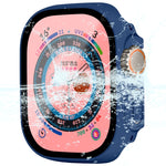 For Apple Watch Ultra 3 / 2 / 1 49mm ENKAY Hat-Prince Waterproof Full Coverage PC Frame + 9H Tempered Glass Case