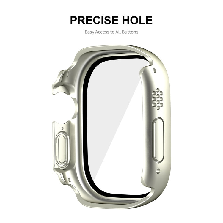 For Apple Watch Ultra 3 / 2 / 1 49mm ENKAY Hat-Prince Waterproof Full Coverage PC Frame + 9H Tempered Glass Case