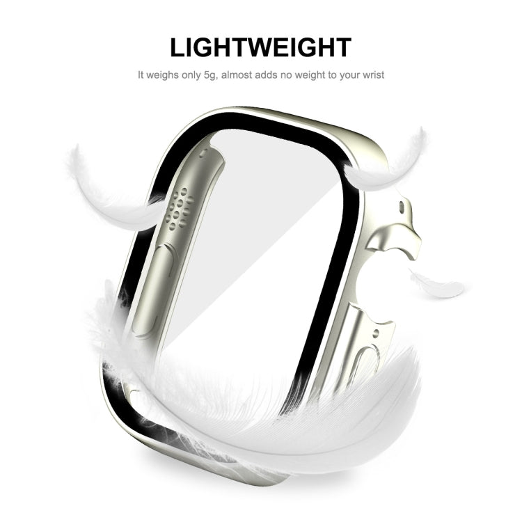 For Apple Watch Ultra 3 / 2 / 1 49mm ENKAY Hat-Prince Waterproof Full Coverage PC Frame + 9H Tempered Glass Case