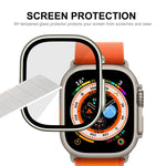 For Apple Watch Ultra 3 / 2 / 1 49mm ENKAY Hat-Prince Waterproof Full Coverage PC Frame + 9H Tempered Glass Case