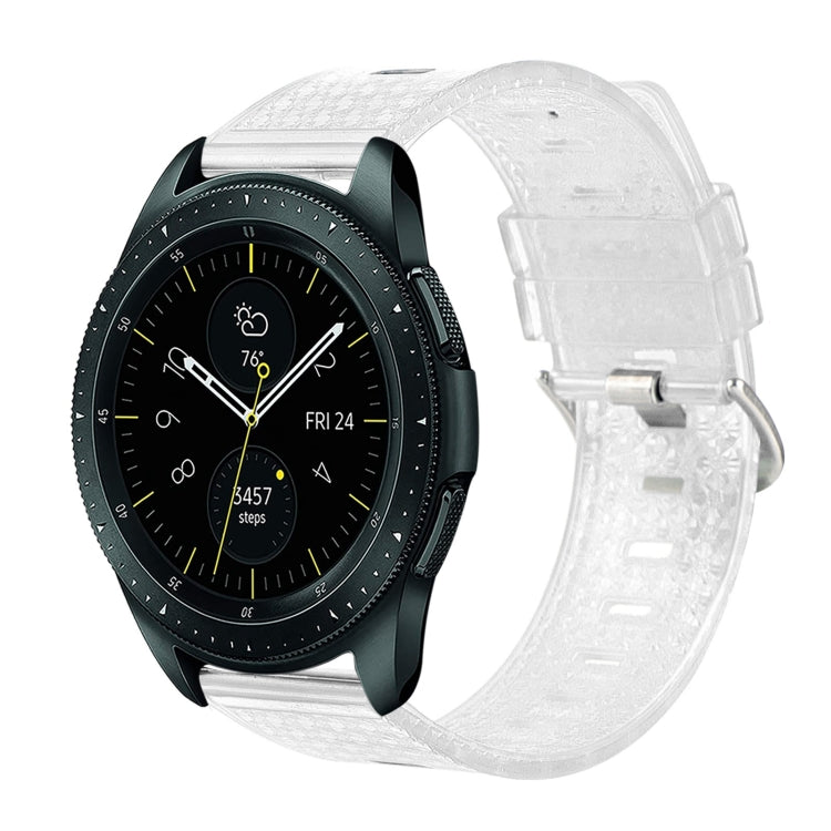 20mm Transparent Shiny Diamond TPU Watch Band, For Samsung Galaxy Watch 3 41mm, For Samsung Galaxy Watch 42mm, For Samsung Galaxy Watch5 40mm / 44mm, For Samsung Galaxy Watch5 Pro, For Samsung Galaxy Watch4 / Watch4 Classic, For Samsung Galaxy Watch3 4...
