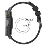 22mm Vertical Two-Color Silicone Watch Band, For Samsung Galaxy Watch3 45mm, For Samsung Galaxy Watch 46mm, For Samsung Gear S3 Classic, For Samsung Gear S3 Frontier