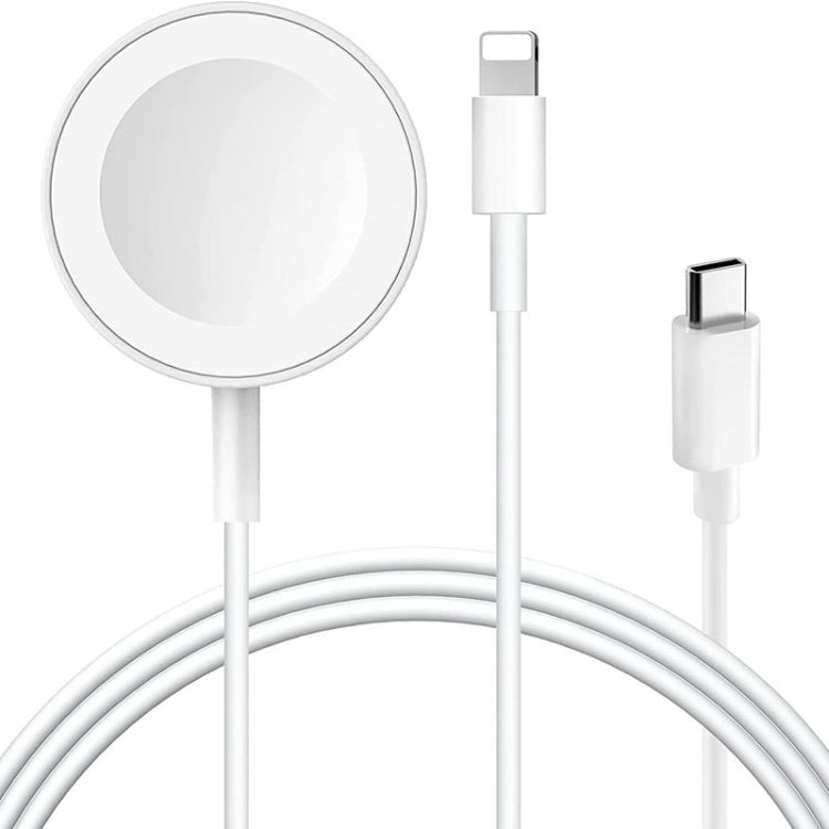 2-in-1-USB-Magnetladekabel für Apple Watch Series &amp; iPhone, 1,2 m, DS-XB015