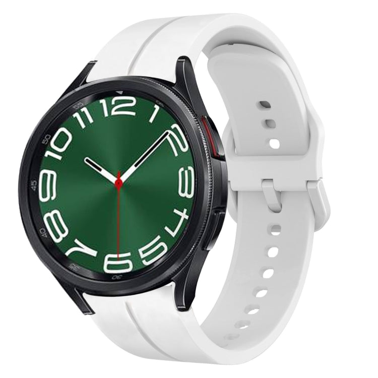 20mm Loop Silicone Watch Band, For Samsung Galaxy Watch 6 Classic 47mm, For Samsung Galaxy Watch5 44mm, For Samsung Galaxy Watch5 40mm, For Samsung Galaxy Watch5 Pro 45mm