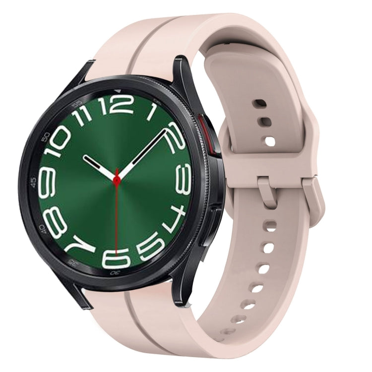 20mm Loop Silicone Watch Band, For Samsung Galaxy Watch 6 40mm, For Samsung Galaxy Watch 6 Classic 43mm