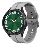 20mm Loop Silicone Watch Band, For Samsung Galaxy Watch 6 40mm, For Samsung Galaxy Watch 6 Classic 43mm